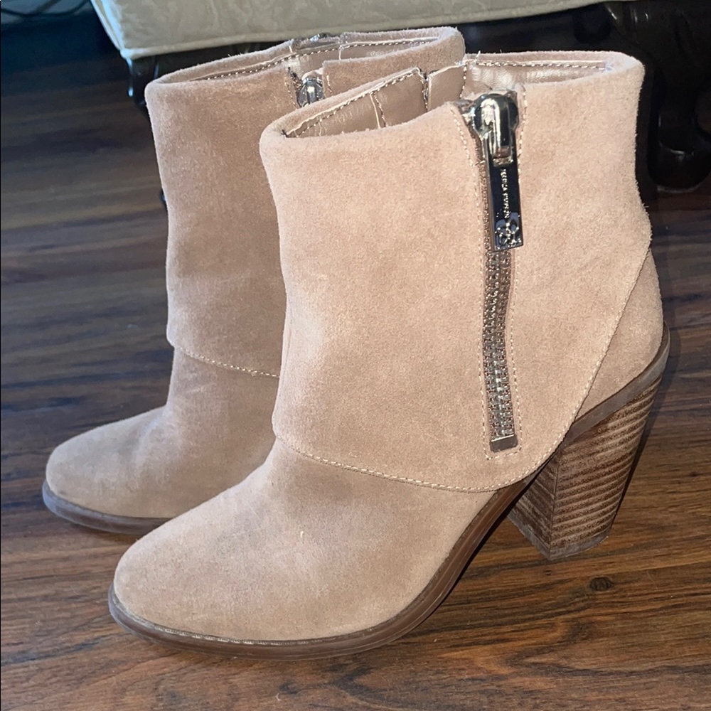 Tan Suede Ankle Boots by Jessica Simpson
